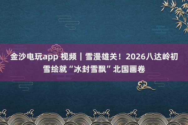 金沙电玩app 视频｜雪漫雄关！2026八达岭初雪绘就“冰封雪飘”北国画卷